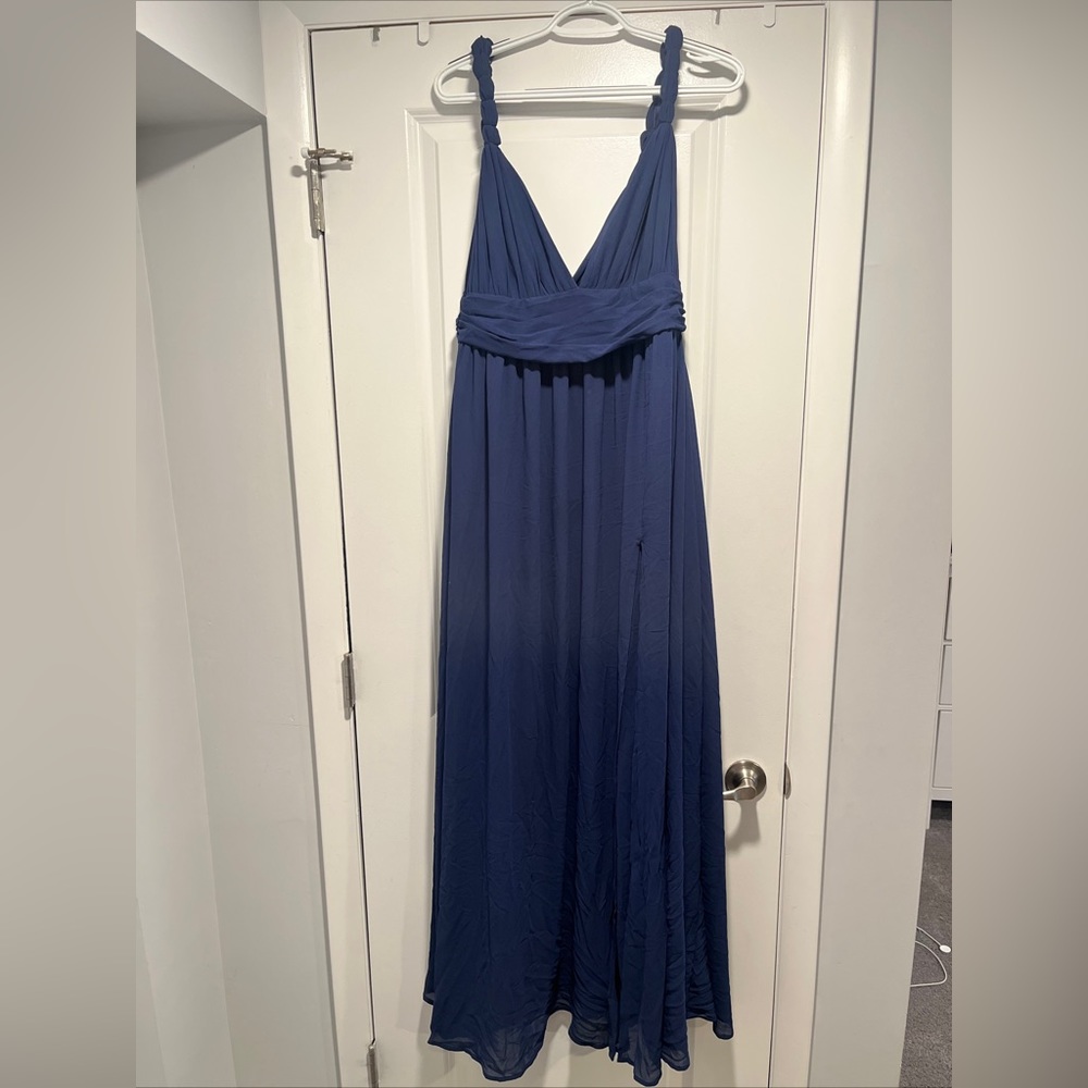 LULUS navy blue bridesmaid dress size 14/16
